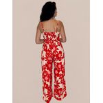 Macacão Amora Longo Pantalona- Vermelho 