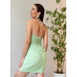 Vestido Bia Curtinho Com Amarração - Verde