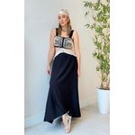 Vestido Longo Lorena- Preto