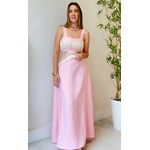 Vestido Longo Lorena- Rosa
