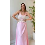 Vestido Longo Lorena- Rosa