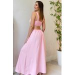 Vestido Longo Lorena- Rosa