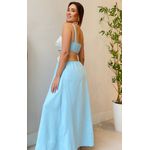 Vestido Longo Lorena- Azul