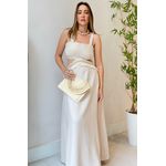 Vestido Longo Lorena- Nude