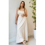 Vestido Longo Lorena- Nude