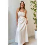 Vestido Longo Lorena- Nude
