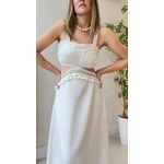 Vestido Longo Lorena- Nude
