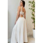 Vestido Longo Lorena- Nude
