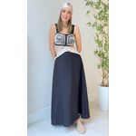 Vestido Longo Lorena- Preto