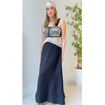Vestido Longo Lorena- Preto