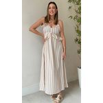 Vestido Longo Mariela - Nude