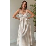 Vestido Longo Mariela - Nude