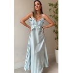 Vestido Longo Mariela - Verde Água