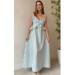 Vestido Longo Mariela - Verde Água