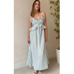 Vestido Longo Mariela - Verde Água