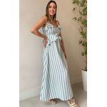 Vestido Longo Mariela - Verde Água