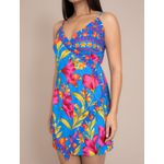 Vestido Curto Alcinha - Azul
