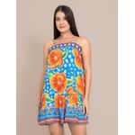Vestido Curto Soltinho - Azul