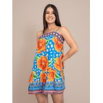 Vestido Curto Soltinho - Azul