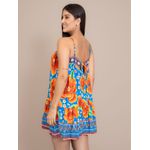 Vestido Curto Soltinho - Azul