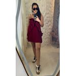 Vestido Curto Vivi Franja Alcinha Fina - Vermelho