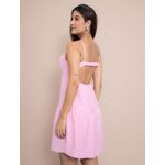 Vestido Paula de Alcinha Soltinho - Rosa Claro