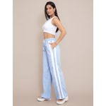 Calça Ale Pantalona Tendência - Azul Claro