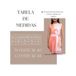 Vestido Yara Curto Estampado - Laranja