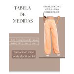 Calça Ale Pantalona Tendência - Laranja