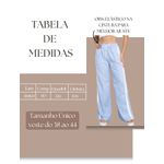 Calça Ale Pantalona Tendência - Azul Claro