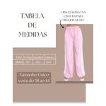 Calça Ale Pantalona Tendência - Rosa Claro