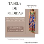Vestido Isadora Longo Estampa Tucano - Azul