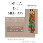 Vestido Isadora Longo Estampa Tucano- Verde