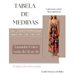 Vestido Isadora Longo Estampa Tucano- Preto