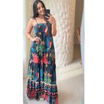 Vestido Tereza Longo Estampa Divertida - Preto