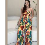 Macacão Patricia Pantalona Tomara Que Caia - Amarelo