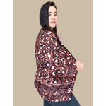 Jaqueta Parka Estampa Floral- Animal Print