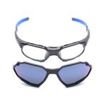 Óculos De Grau - Hb. - Matte Graphite Blue Chrome