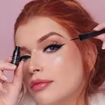 Liquid Eyeliner - Nathalia Capelo | Cor: Deep Black 
