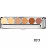 Camouflage Creme 6 Colors Palette - Kryolan | Cor: BP3