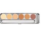Camouflage Creme 6 Colors Palette - Kryolan | Cor: BP2