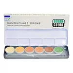 Camouflage Creme 6 Colors Palette - Kryolan | Cor: BP1