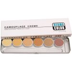 Camouflage Creme 6 Colors Palette - Kryolan | Cor: BP2