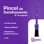 Kit Limpador De Pneus Borrachas Plásticos Delet Vonixx + Pincel Detalhamento