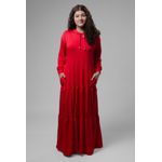 Vestido moletinho vermelho
