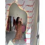 vestido marrom 