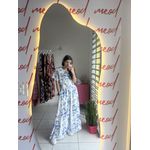 conjunto floral azul