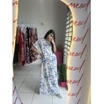 conjunto floral azul