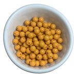 Miçanga Bolinha Leitosa Caramelo Abs 8mm 30g - 120 Unidades
