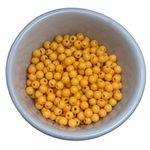 Miçanga Bolinha Leitosa Laranja Abs 6mm 30g - 285 Unidades 
